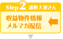 Step2：収益物件情報メルマガ配信